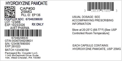 Label (14539 674 05 Hypam 25mg 67046 2086 30)